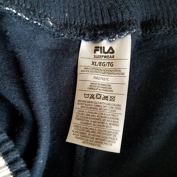 NWT Fila Men's  Sleepwear Loungewear Pants Size XL - Picture 5 of 7